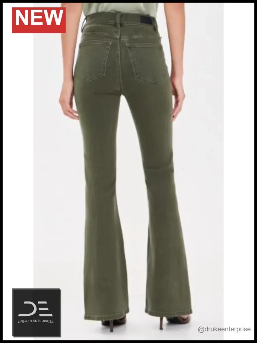 Women's High Rise Boot Cut Instasculpt Stretch Denim Jeans